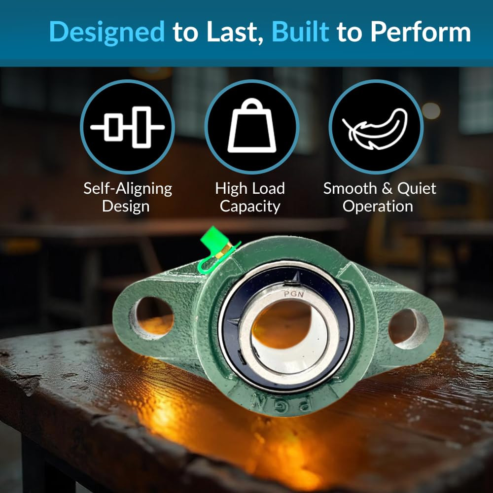 UCFL205-16 Pillow Block Bearing – Pack of 2 Flange Mounted Pillow Block Bearings