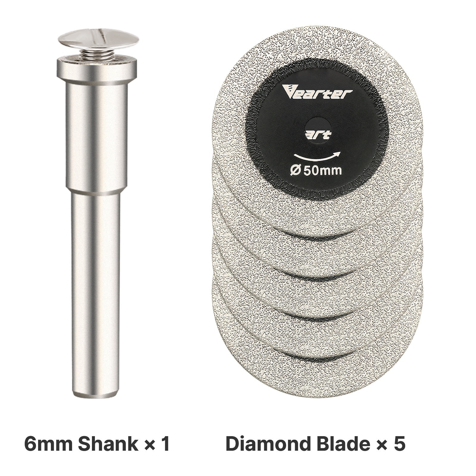 5x 2″ Diamond Glass Cutting Disc for Drill Rotary Tool Ceramic Tile Cutter Blade