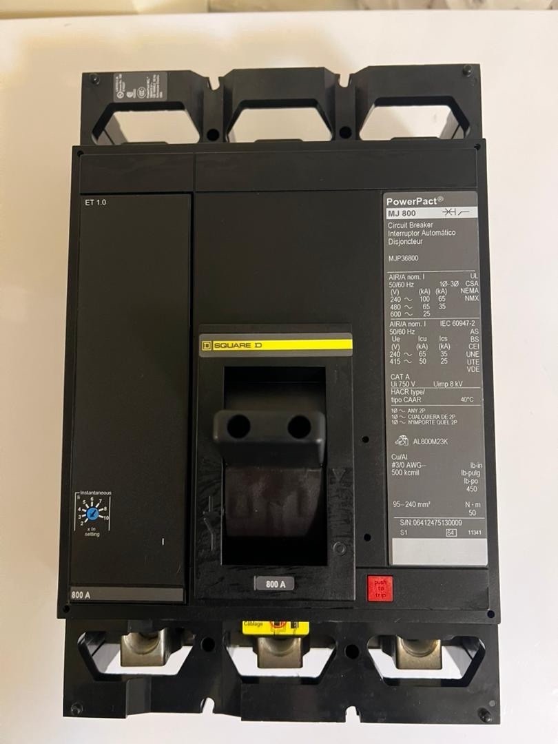 SQUARE D MJP36800 800A 600V Brand New Never Used Just Without Box