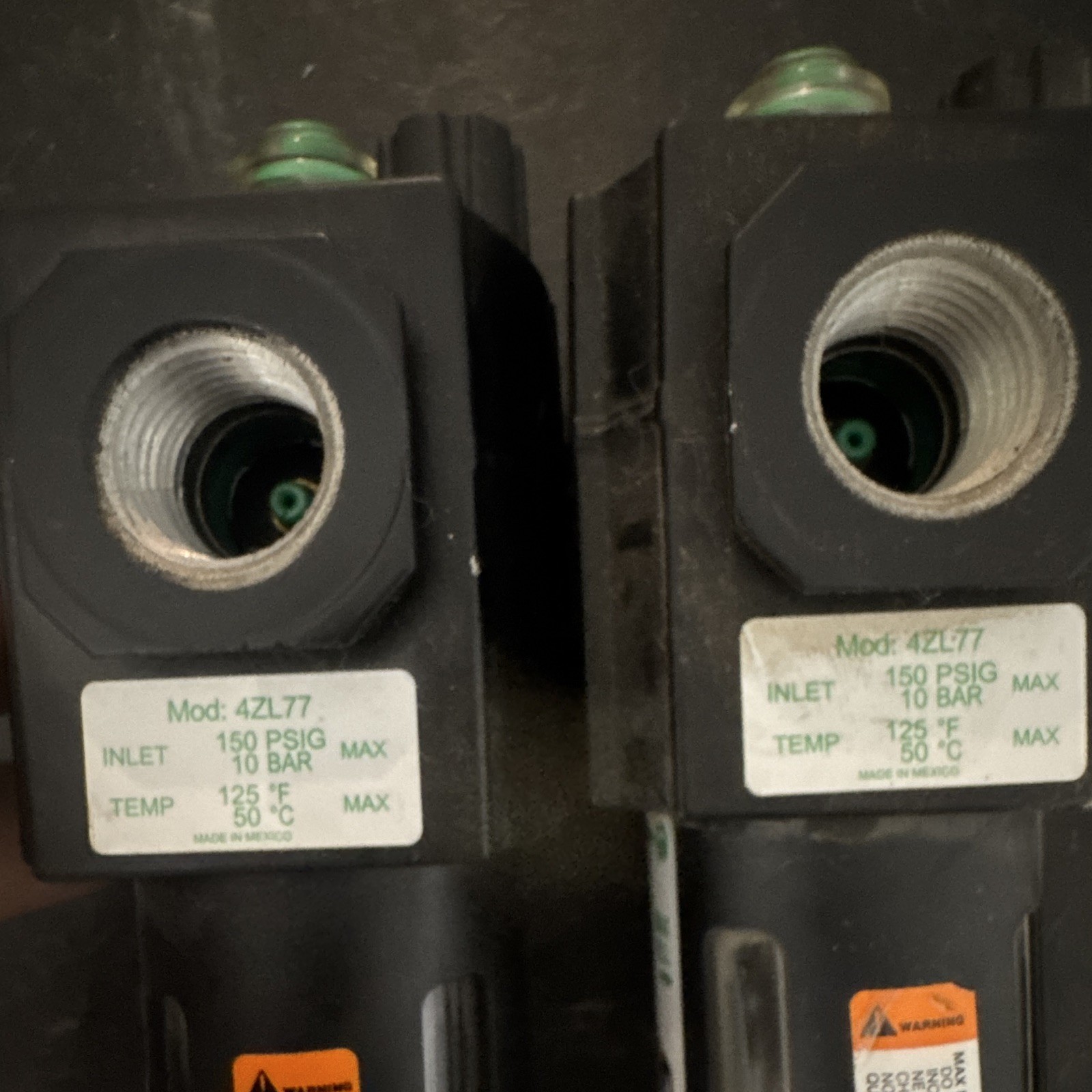 Speedaire Compressed Air Treatment Units Models 4ZK93 4ZL77 4ZL37 lot of 4