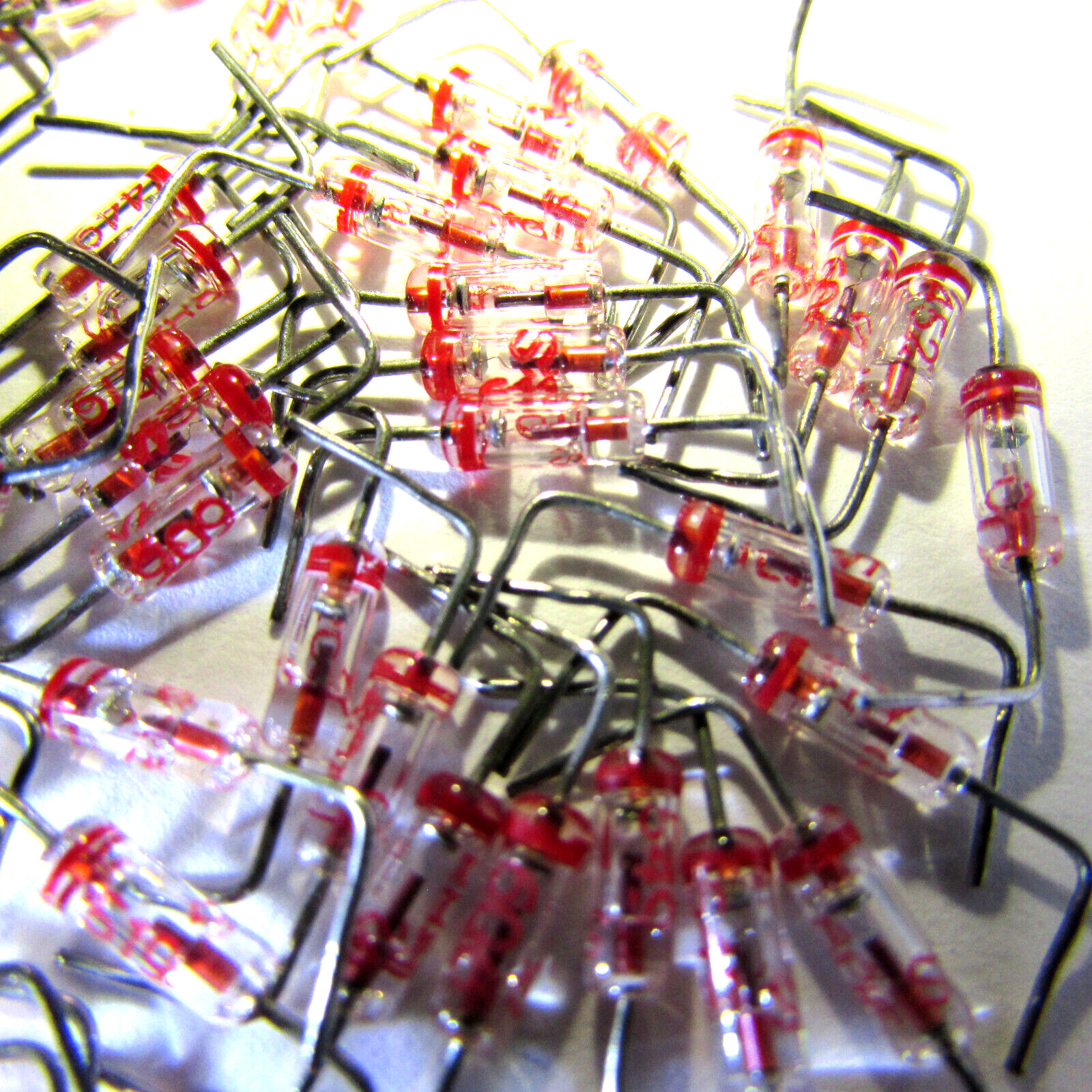 1N34 Transitron Germanium GOLD BONDED Diodes Typical 0.235 to .250V Breakdown 10