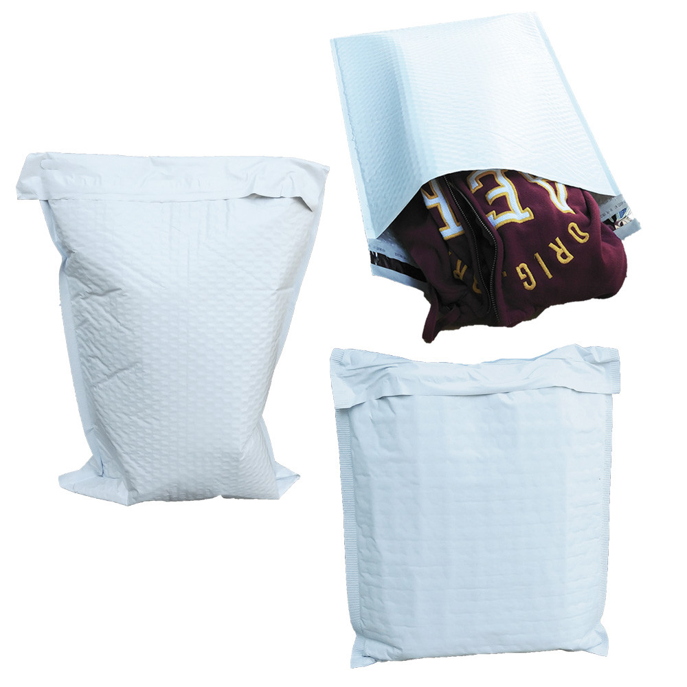 14×19, 12×18, 9×13, 8×12, White Poly Bubble Mailing Envelopes Padded #7, #6,4,2