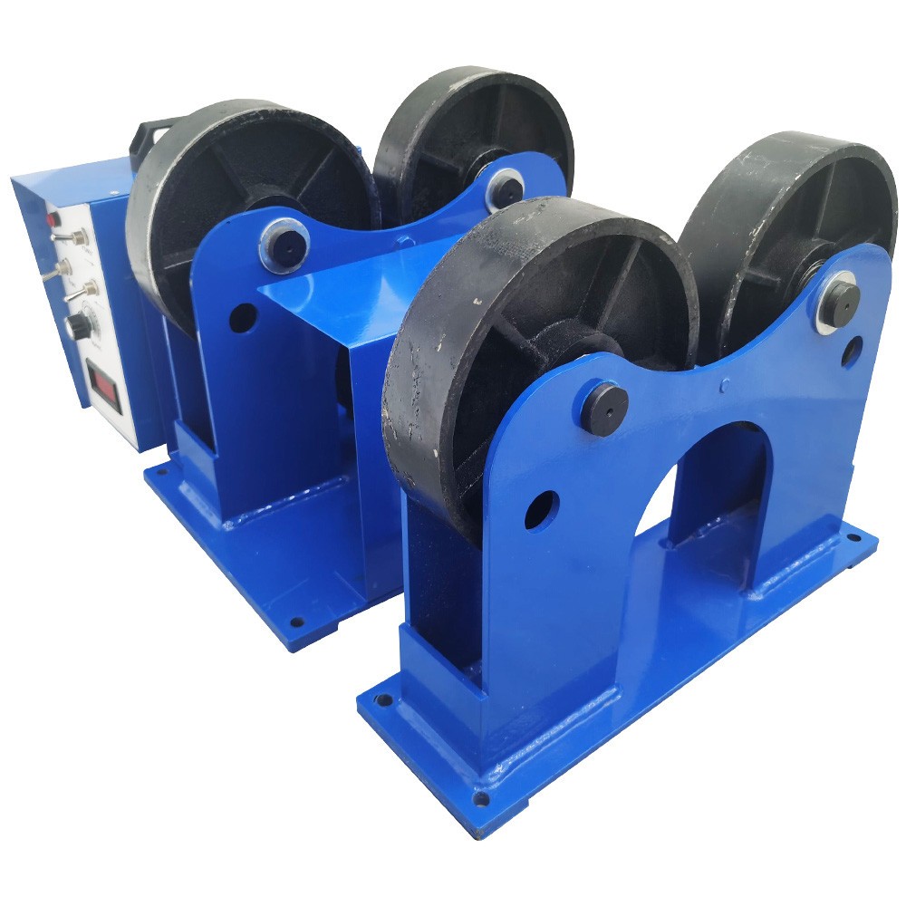 1T Welding Positioner Rotator Iron Roller Welding Pipe Turning Roll Control Box