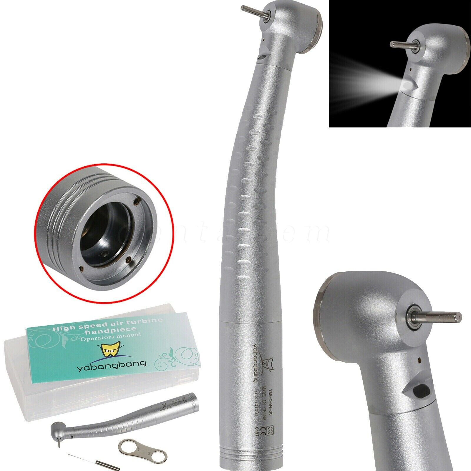 Dental High Speed Handpiece Fiber Optic For KaVo MULTIflex Coupler 4 6 Hole