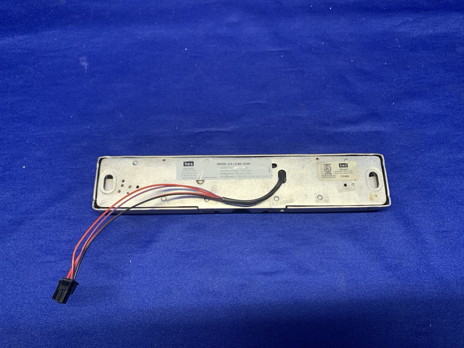 Hes Assa Abloy 9600-12/24D-630 Surface Mounted Electric Strike – Untested – Read