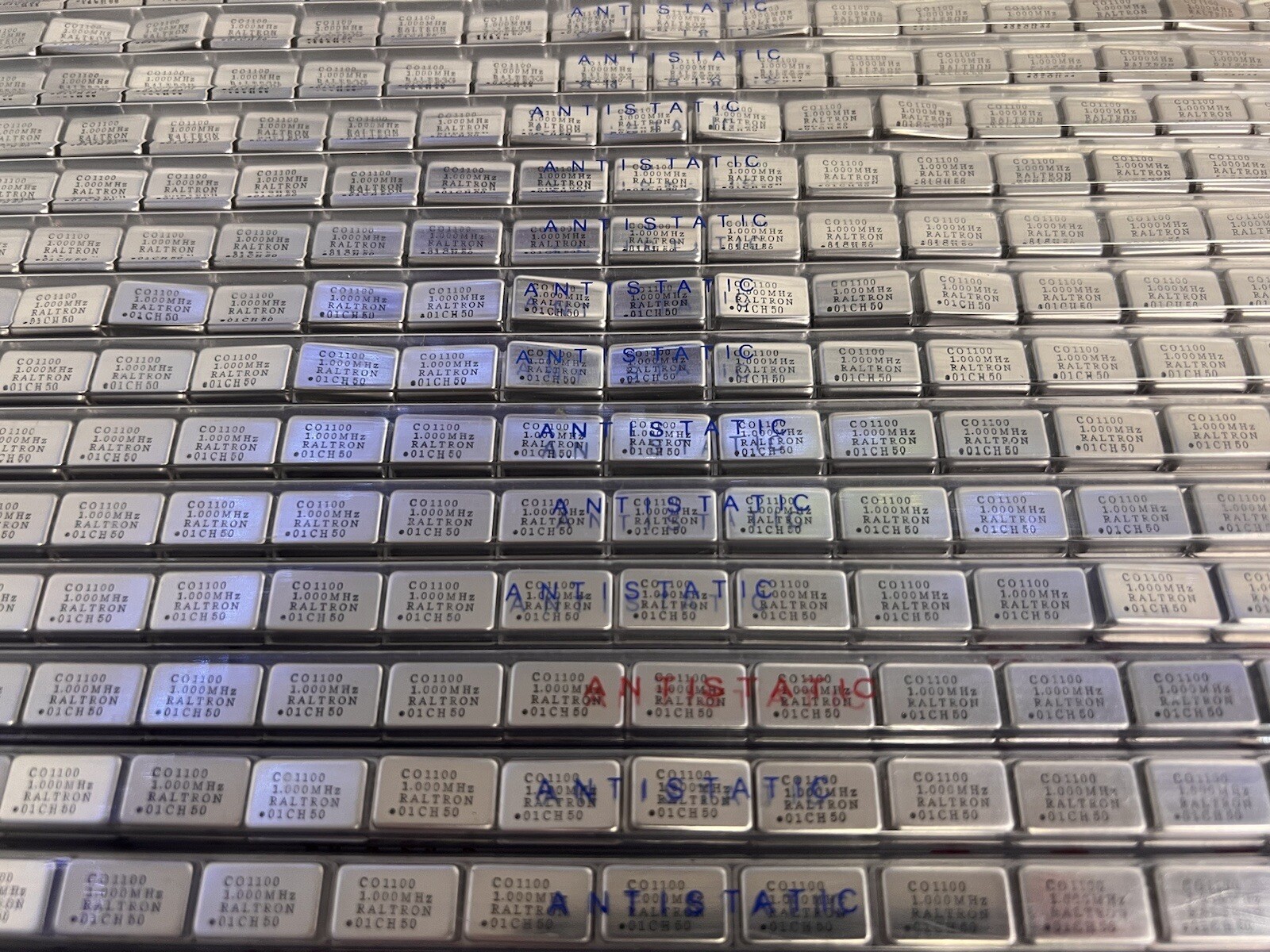 Raltron CO1100 1 MHz Crystal Oscillator in Anti-Static Sleeve