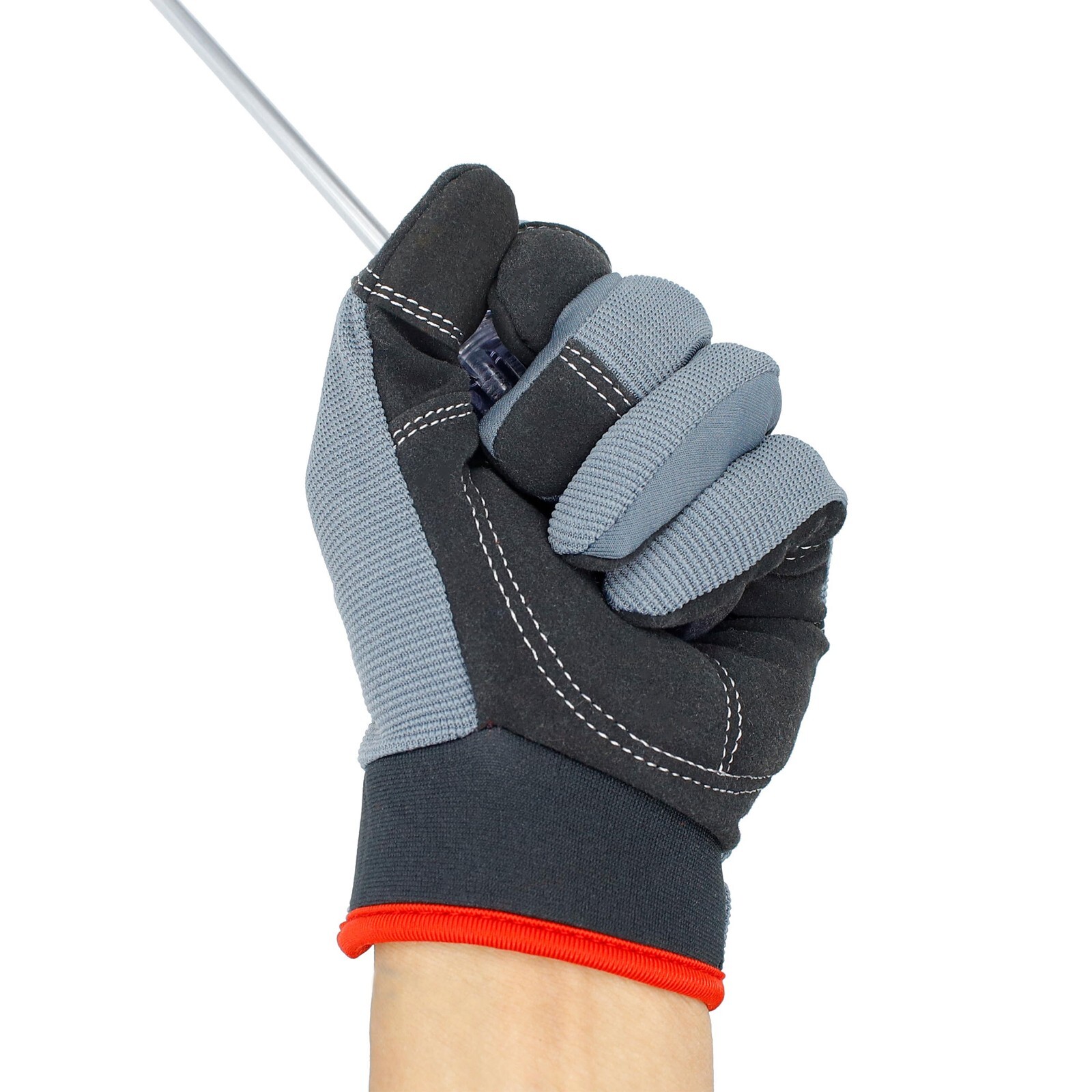 Durable Synthetic Leather Work Gloves – Enhanced Grip, Touchscreen Compatibility