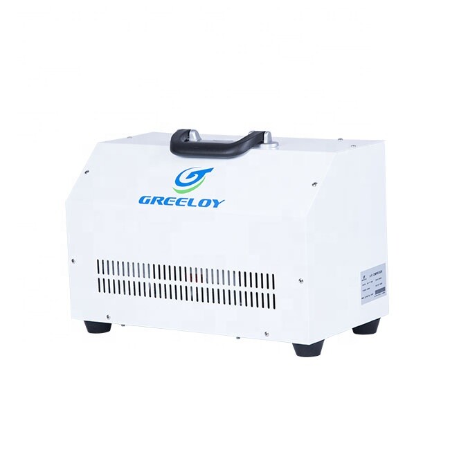Greeloy GU-P302S Mobile Veterinary Dental Unit Cart + Oil Free Air Compressor 4H