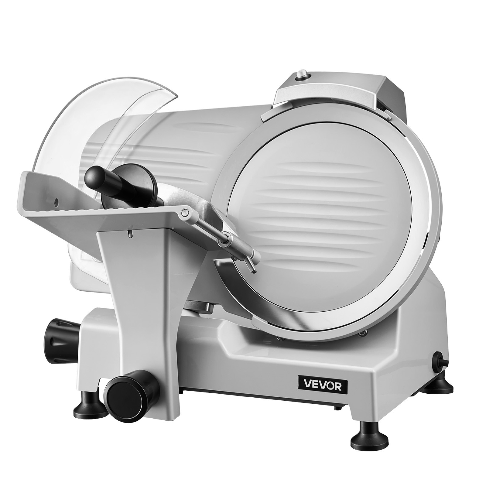 VEVOR Commercial Meat Slicer Electric Cutter 300W 10″ Carbon Steel Blade