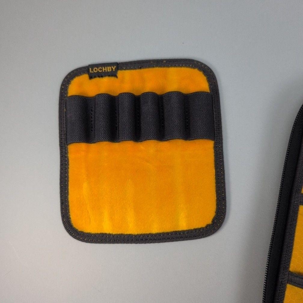 LOCHBY Daily Folio A5 Black Yellow YKK Travel Pen Case Pouch
