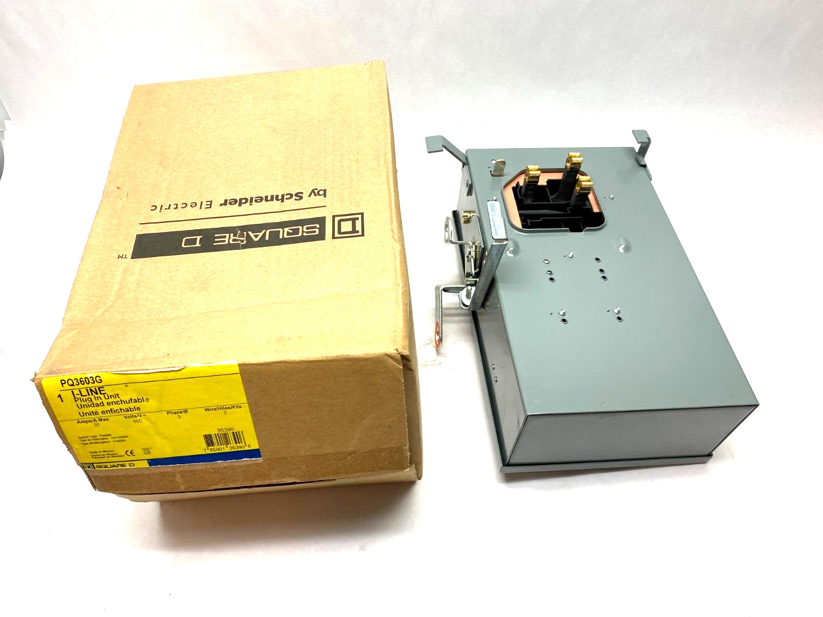 Square D PQ3603G I-LINE Fusible Busway Plug-In Unit 3-Phase 30A 600V