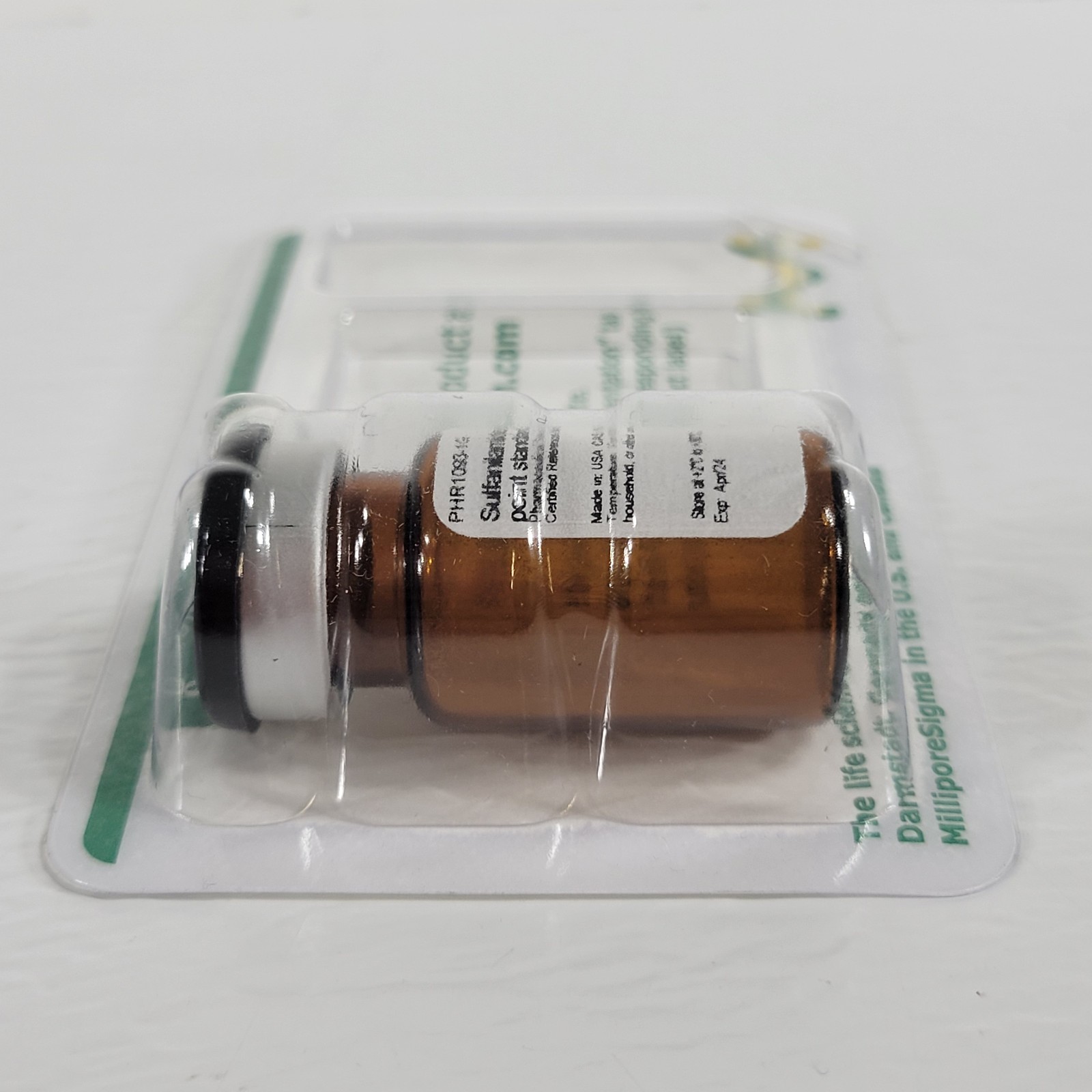Expired Sigma-Aldrich PHR1093-1G Sulfanilamide Melting Point CRM Standard 1g