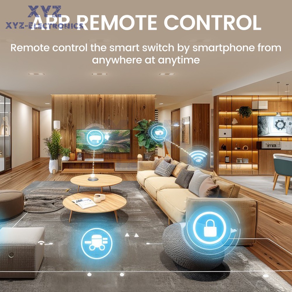 TUYA WIFI Smart Circuit Breaker 63A 220V Switch Metering Overcurrent Protection
