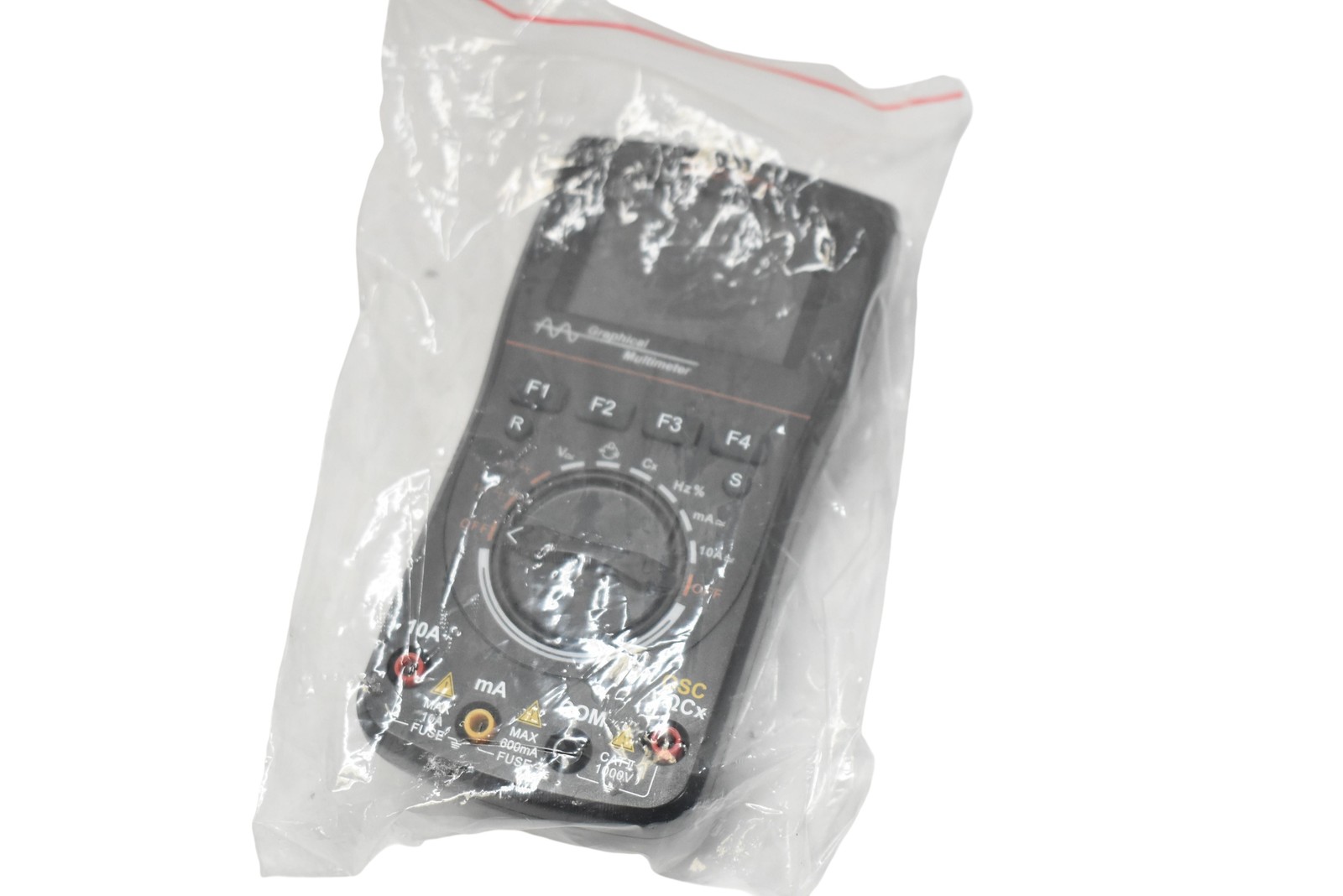 GOCHIFIX Graphical Digital Multimeter Handheld Meter Black CAT III 600V AC DC