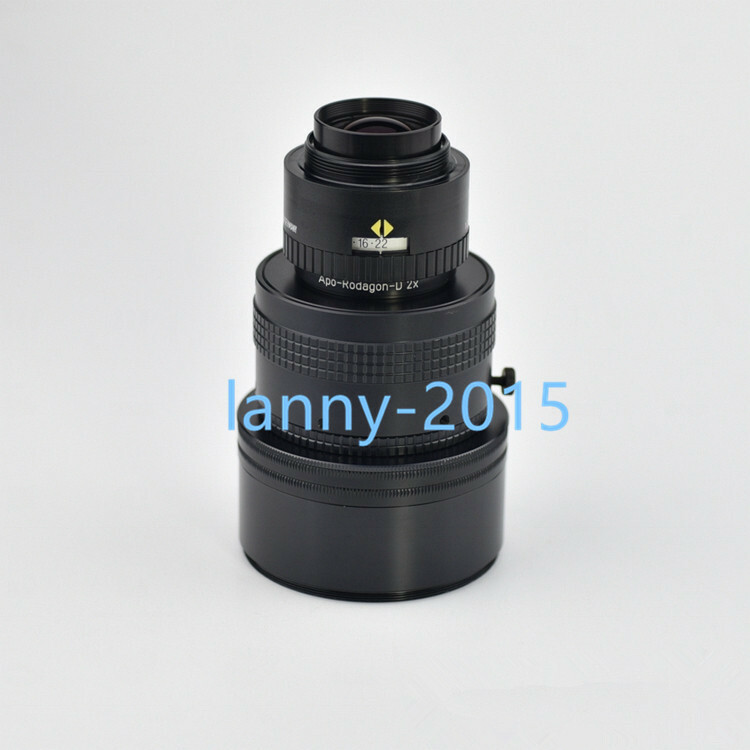 1PC used LINOS Apo-Rodagon D 2X 75mm / 4.5 line scan lens with M72 focusing tube