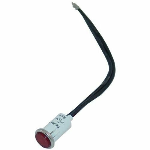LIGHT, SIGNAL – RED 250 VOLTS fits 1/2 dia. APW CECILWARE EMBER GLOW