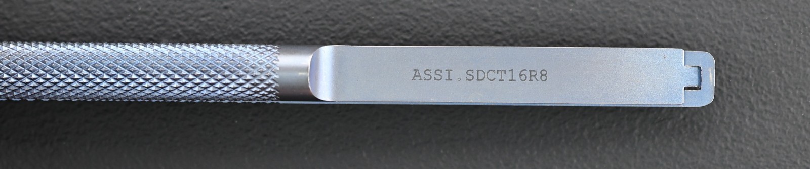ASSI SDCT16R8 MicroLite Dissecting Scissors, Titanium, Curved, 6.25″