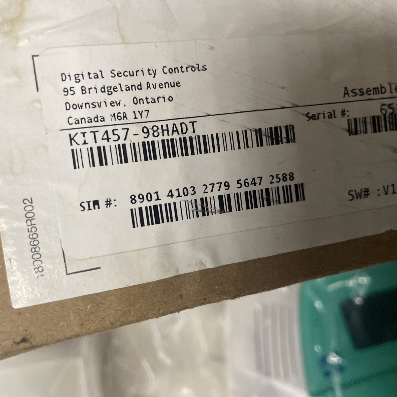 DSC KIT457-98HADT Impassa 2-Way Self Contained Wireless Security System