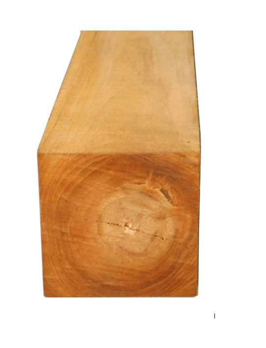 Squared Teak Post, 3″ x 3″ x 48″ inches Long, Real Teak Wood
