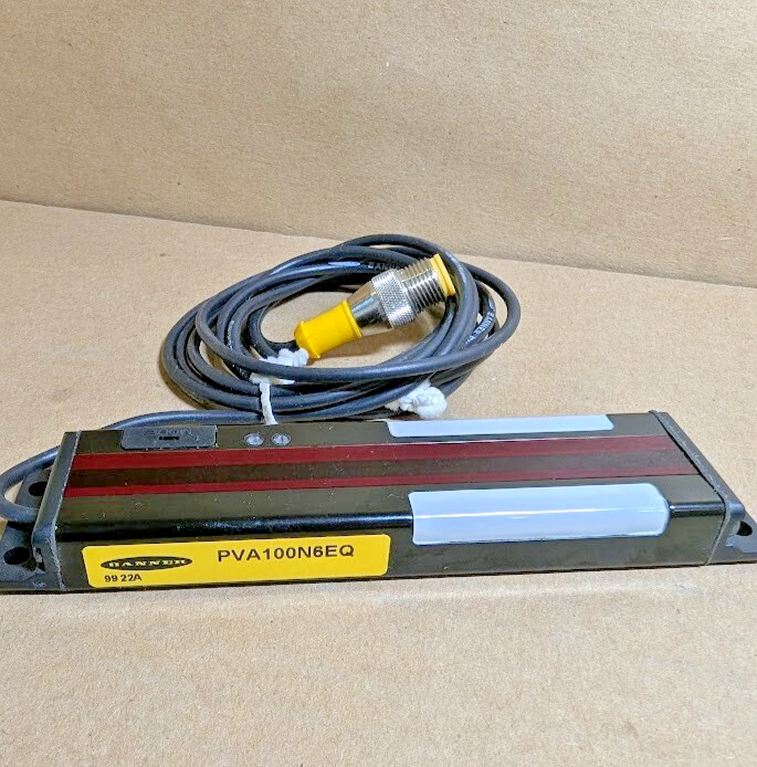 Banner Engineering PVA100N6EQ 100mm Array, Emitter, 2m, M12, 24V, 51929 (New)