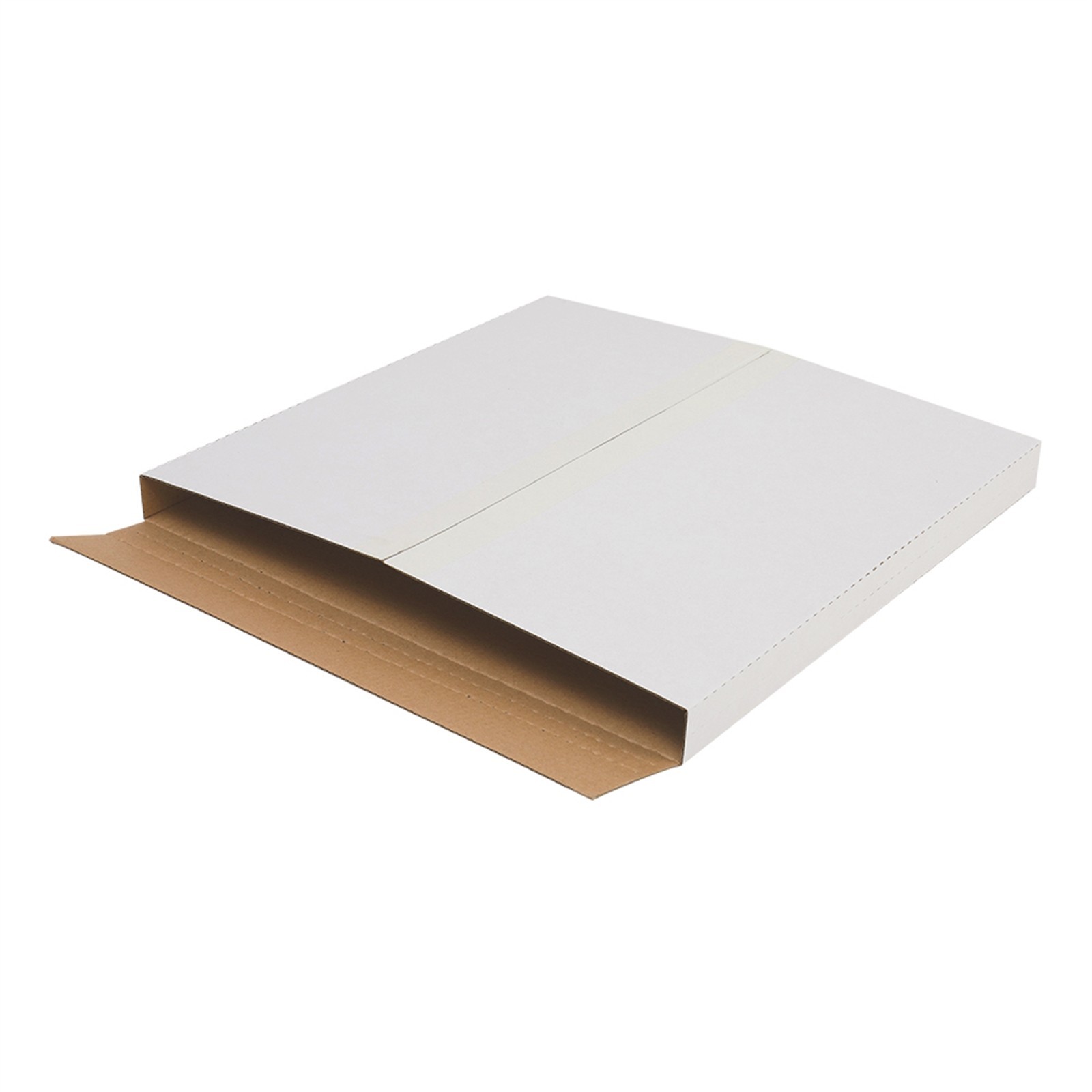 25PCS Vinyl Record Shipping Boxes 12.5″ Album Mailers Cardboard Packaging White