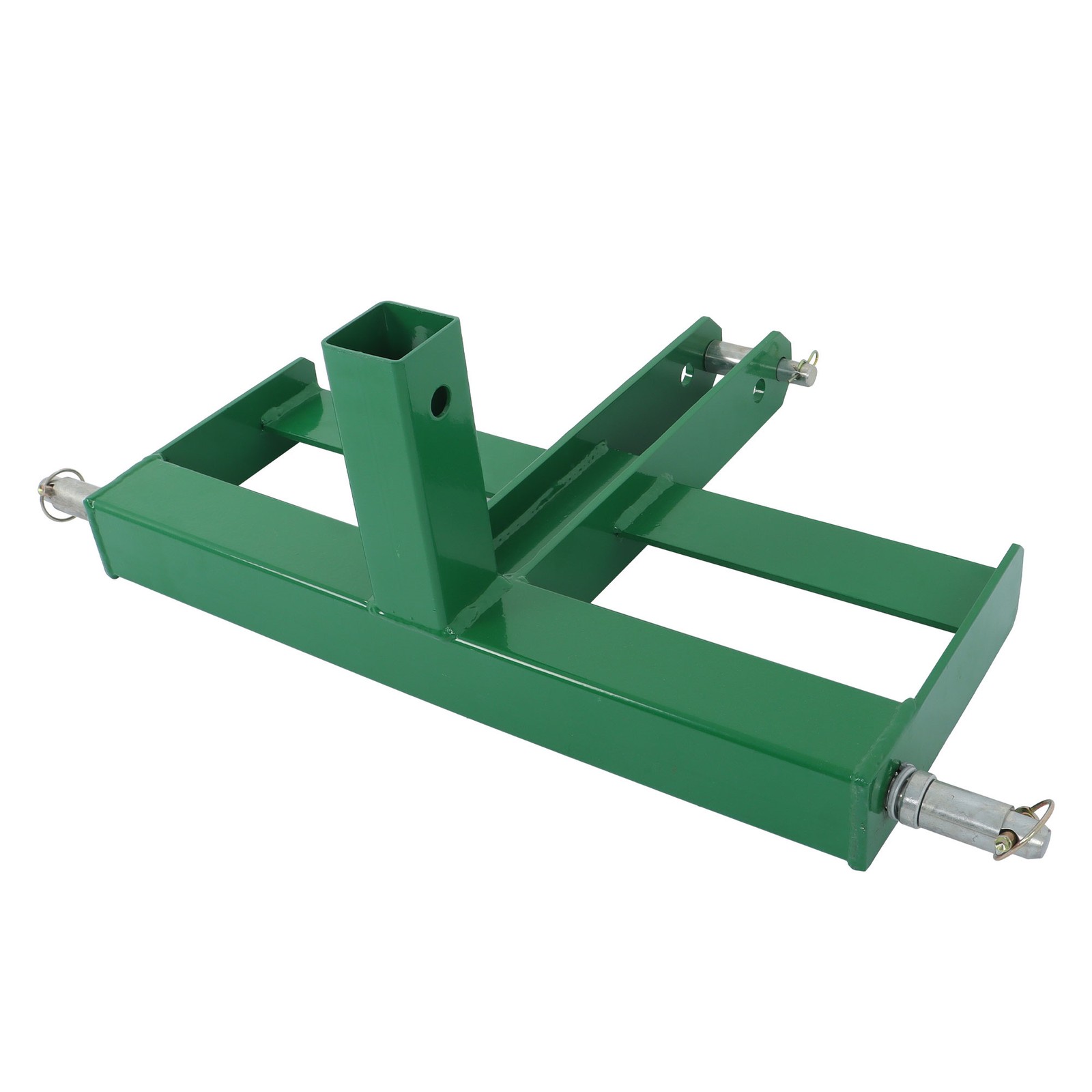 3 Point 2″ Receiver Hitch Drawbar Tractor For CAT 1 W/Suitcase Weight Brackets