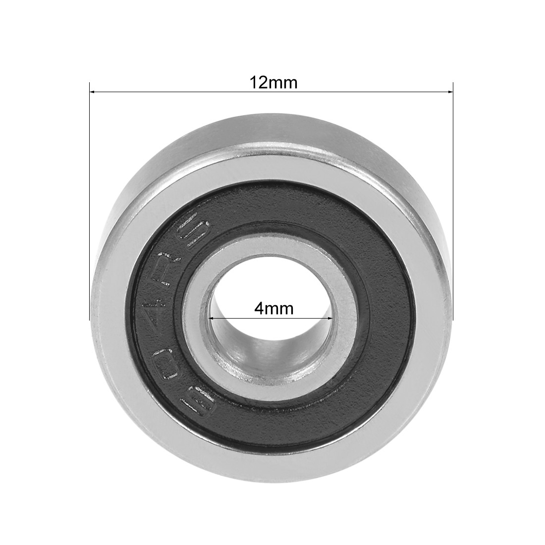 20pcs 604-2RS Deep Groove Ball Bearing 4x12x4mm Double Sealed GCr15 Bearings