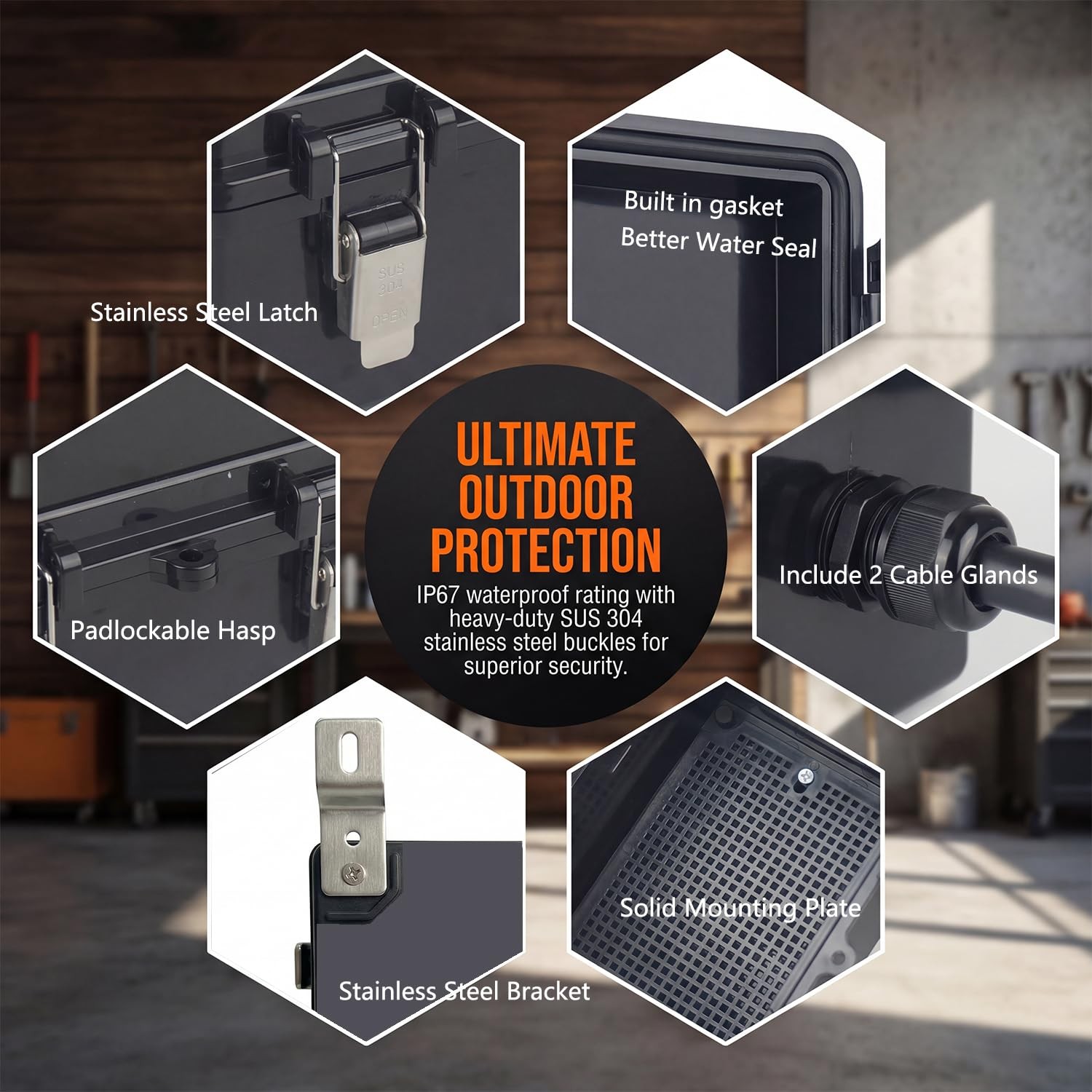 Weatherproof Enclosure Box IP67