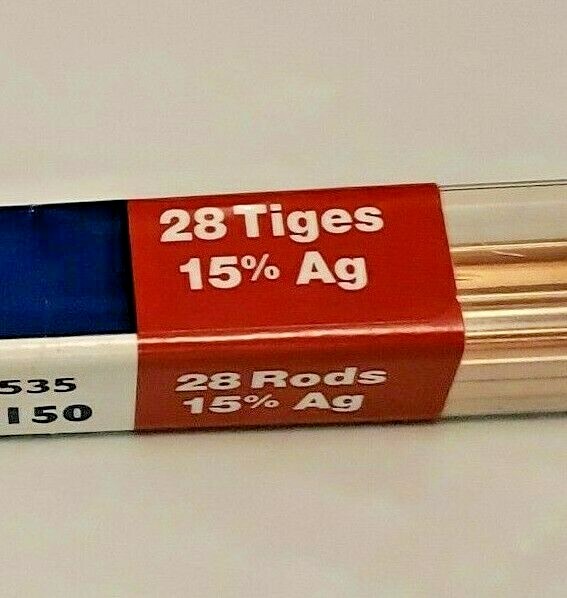15% Silver PhosCopper Brazing Rod Flat | BCuP-5 | 1/8″ x 0.05″ x 20″
