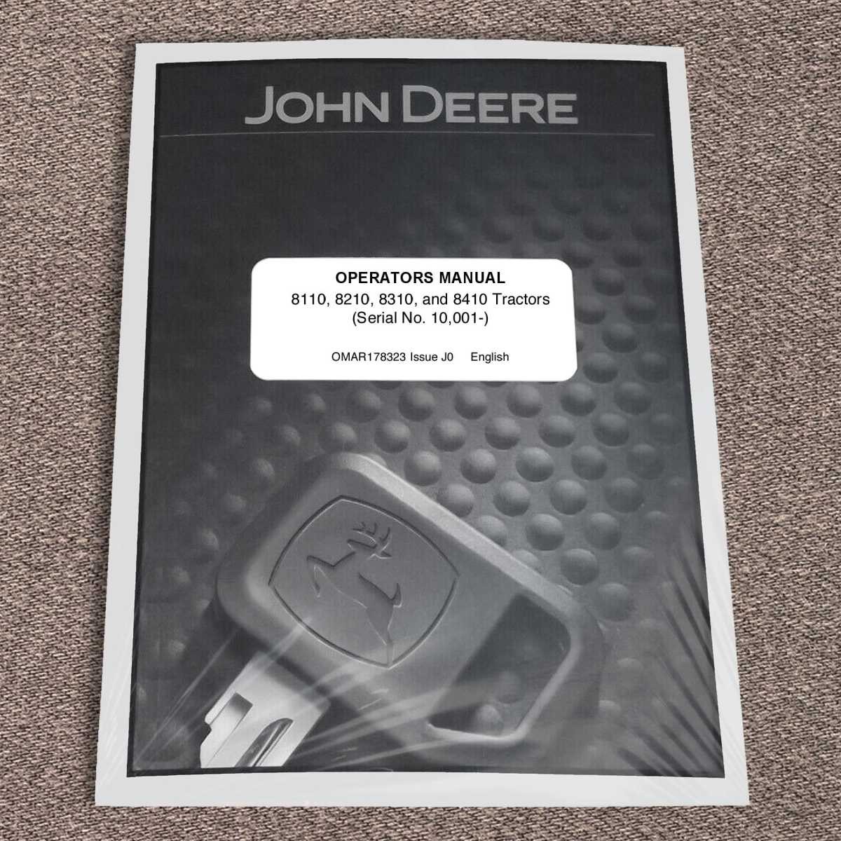 John Deere 8110, 8210, 8310, 8410 Tractor Owners Operators Manual – OMAR178323