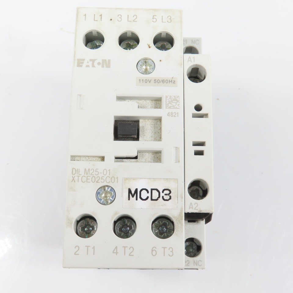 Eaton DILM25-01 XTCE025C01 3PH 20HP Contactor 110V Coil 40A 600V Max