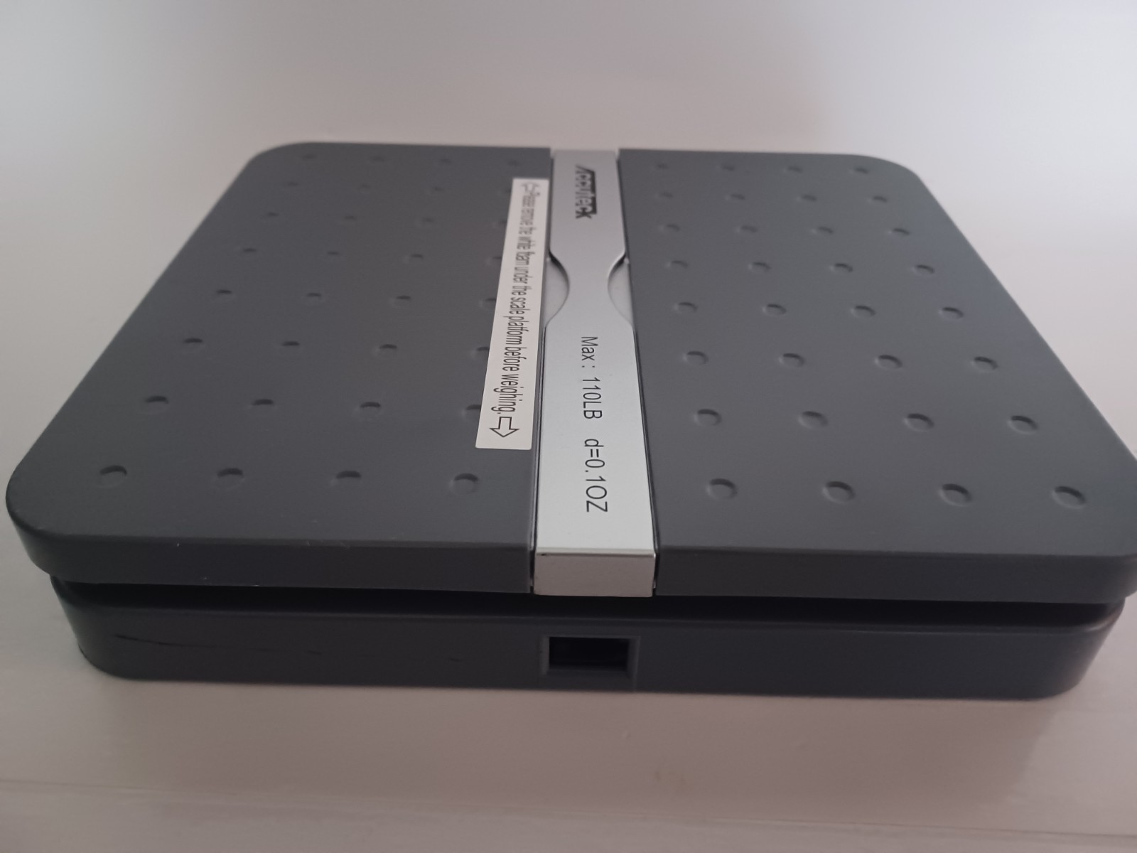 Accuteck ShipPro W-8580 110lbs x 0.1 oz Gray Digital shipping scale -INCOMPLETE!