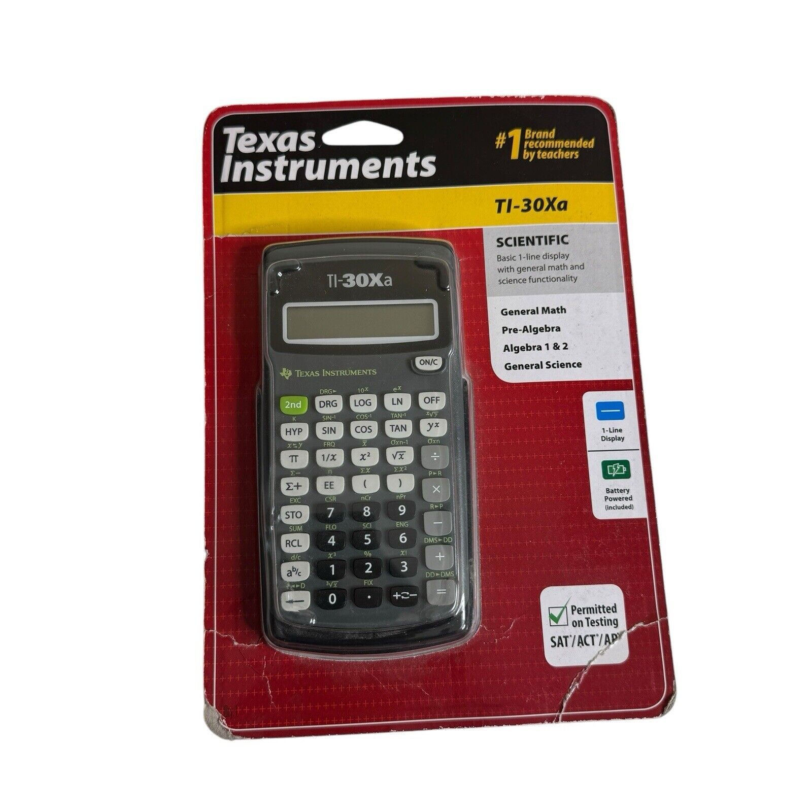 Texas Instruments TI-30Xa Scientific Calculator New In Package Sealed