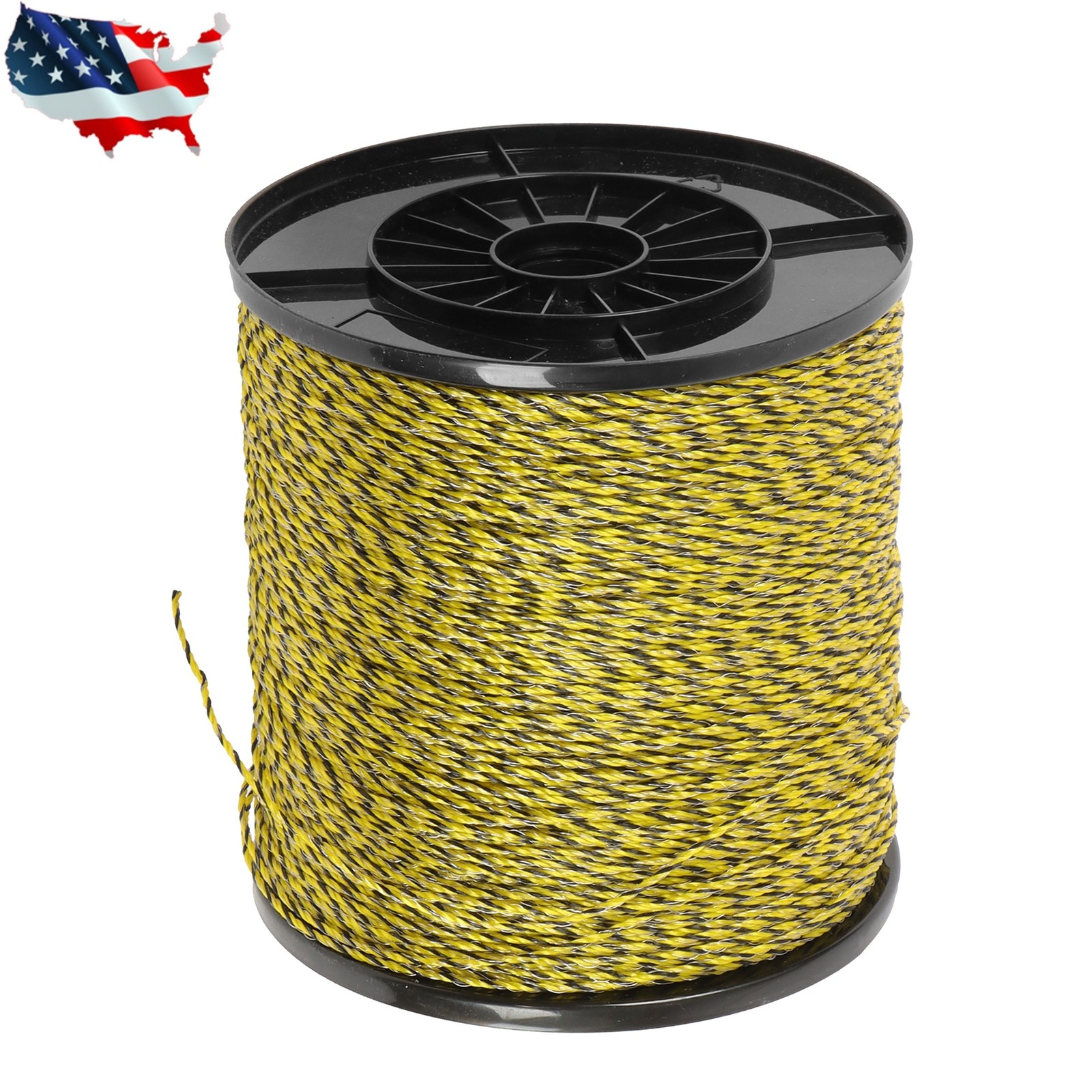 Electric Fence Wire, 3500Ft 1/8″ , Polywire fit for Portable Livestock Fencing
