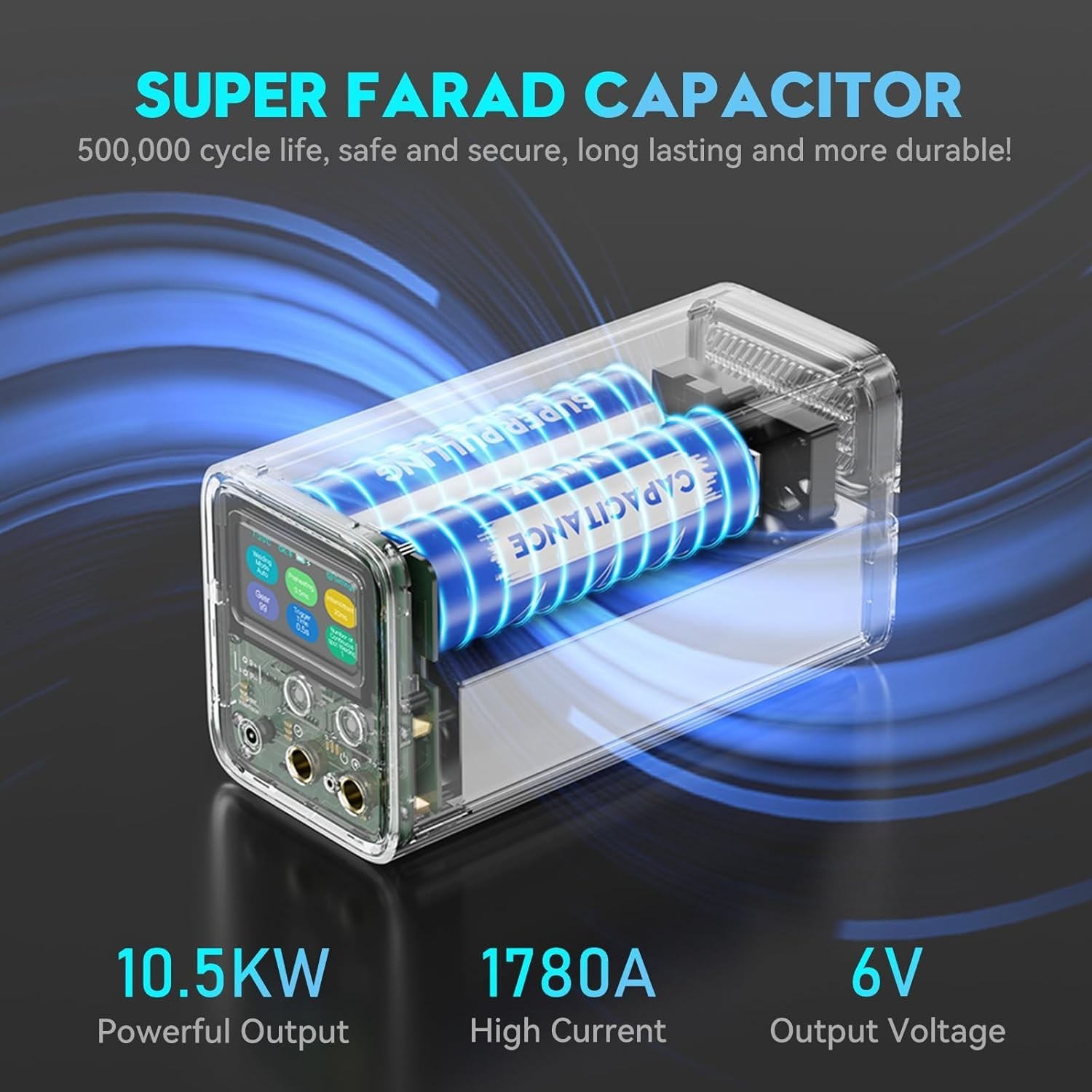 AWithZ 10.5KW Spot Welder Super Farad Capacitor Spot Welding Machine For 18650