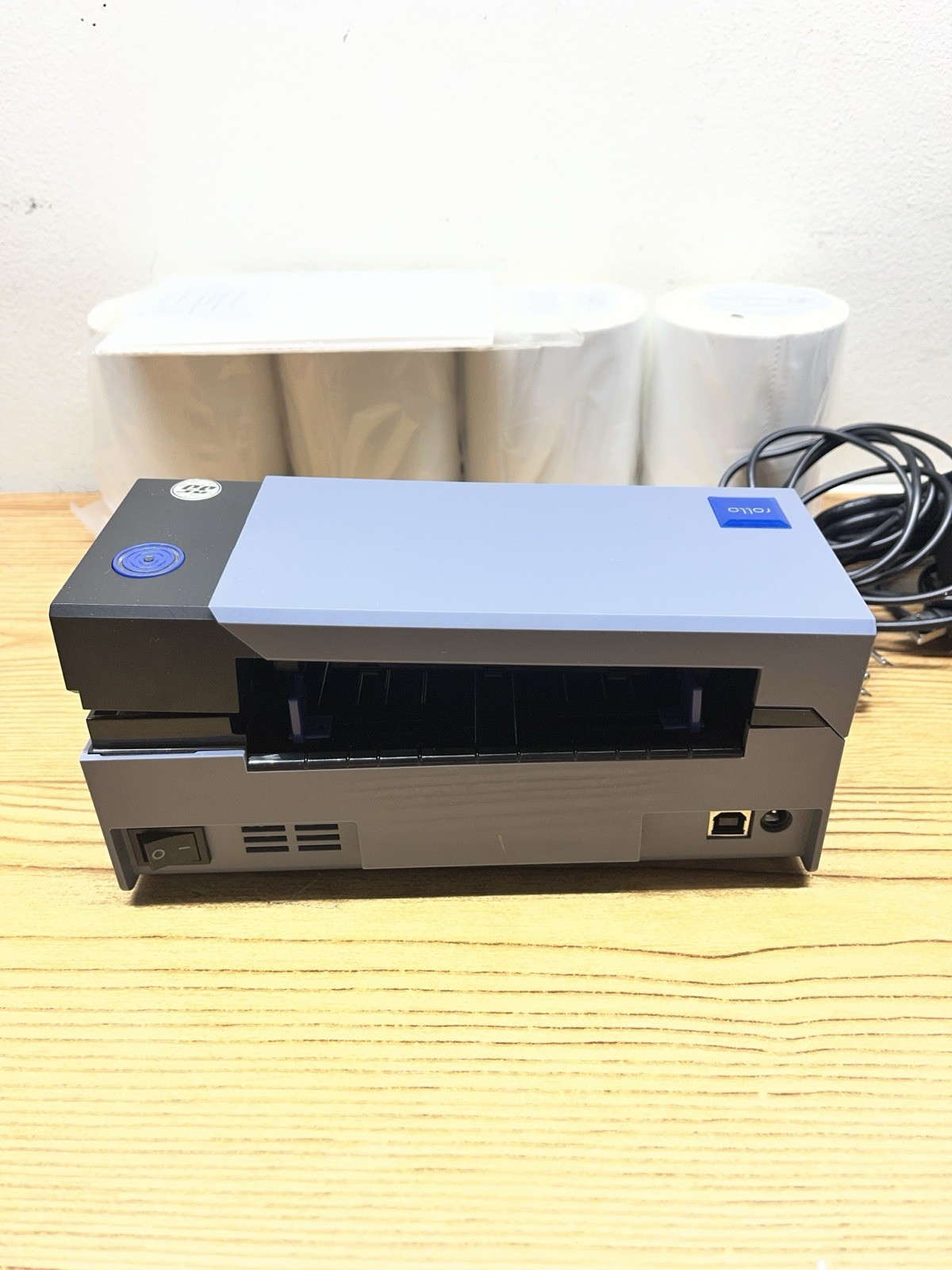 USED- Rollo X1038 USB Thermal Printer Bundle – Includes 1000 4×6 Labels & Cables