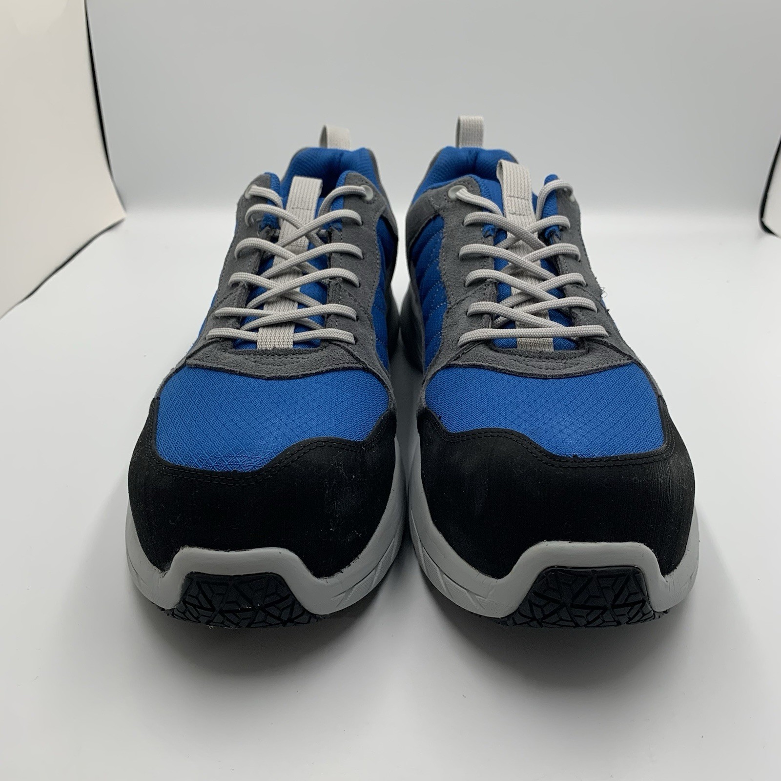 Merrell Mens Work Alpine CF Blue/Gray Shoes Safety Toe Slip Resistant Sz 12M NEW