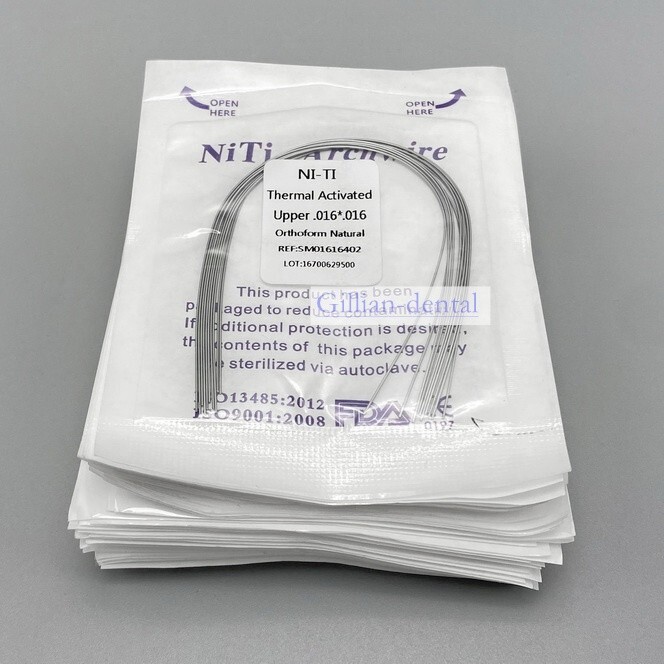 Dental Ortho Thermal Activated Arch Wire Rectangular Ovoid/Natural Form Wires