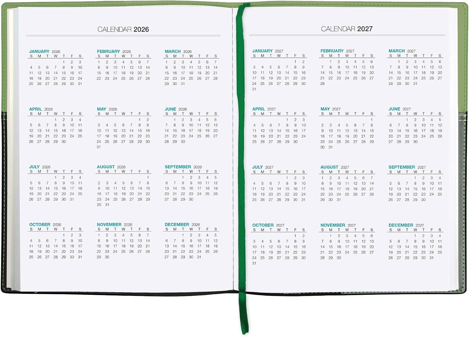 2026 Planner Calendar, 8″x10″ : Includes 14 Months (November 2025 – December 202