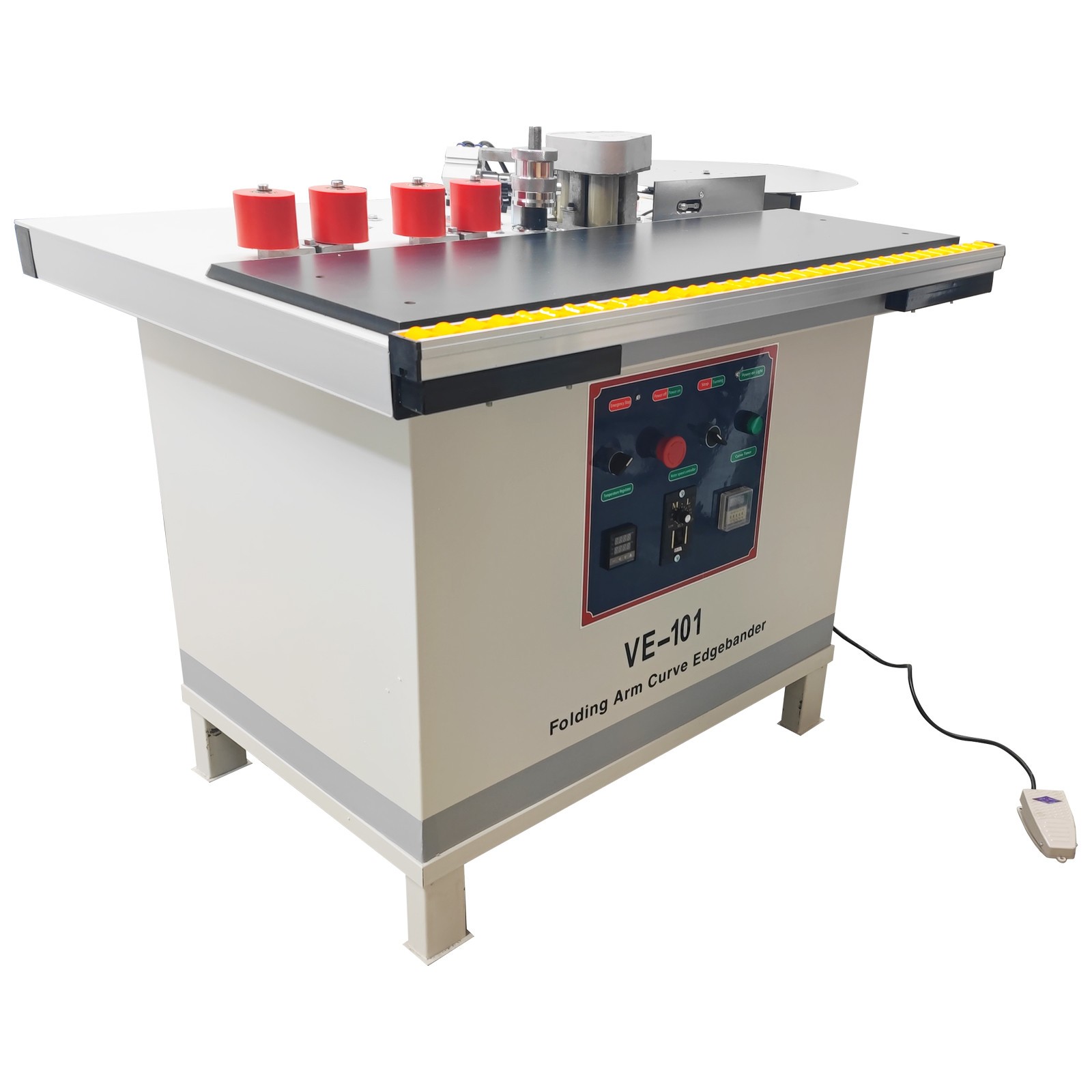 Electric Woodworking Straight Curved Line Edge Banding Machine 110V 0-15m/min