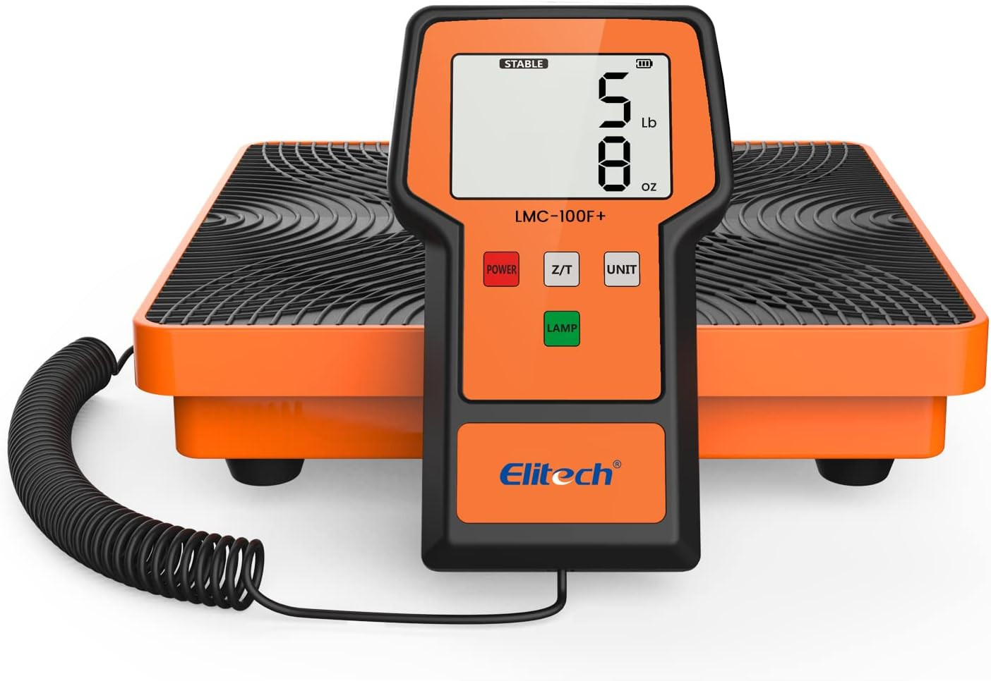 Elitech Refrigerant Scale 110 Lbs – High Precision HVAC Freon Scale with LB+OZ D