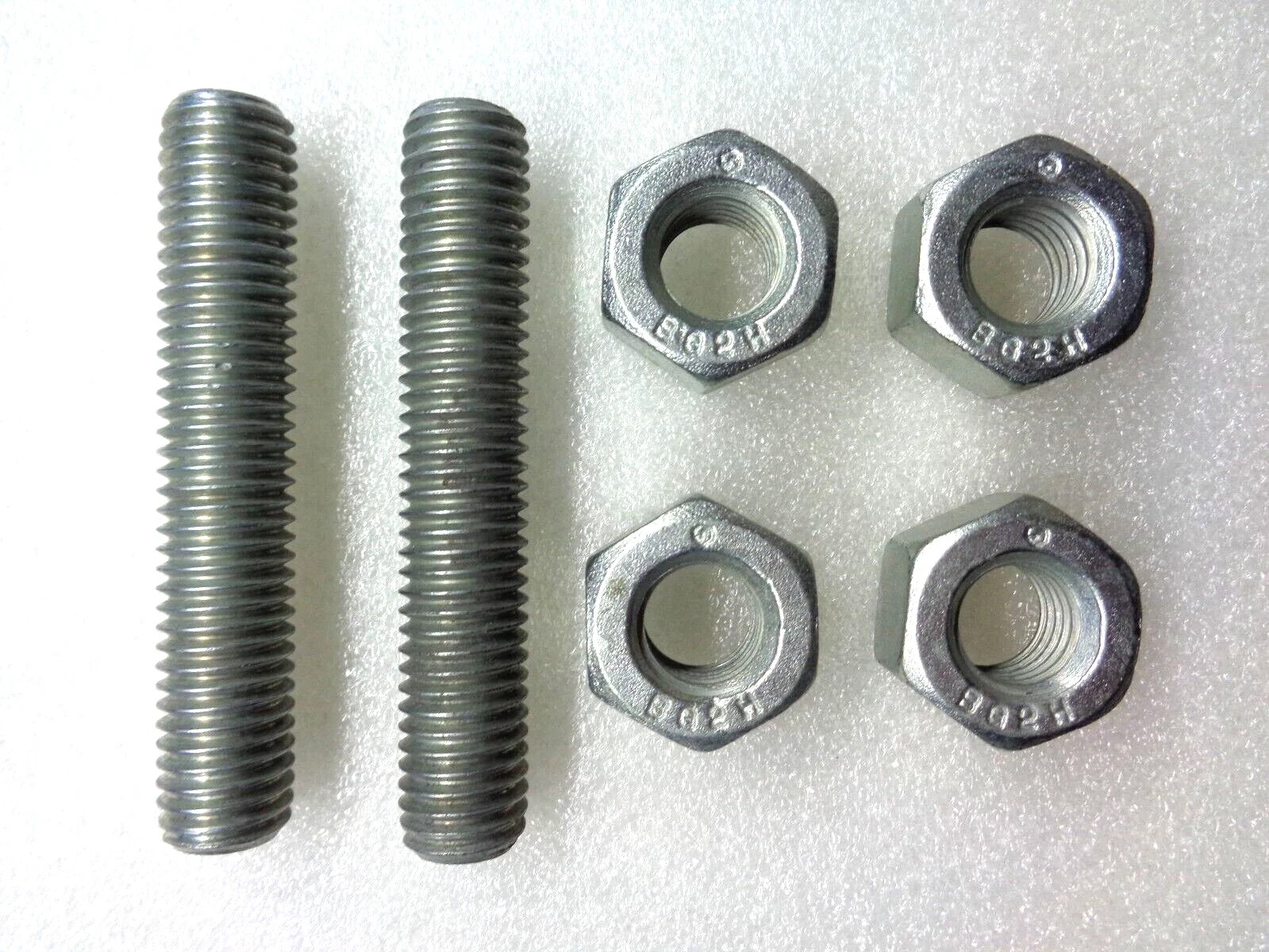 5/8″-11 x 3-1/4″ Fully threaded stud B7 Hex Nut Zinc Plated Heavy Duty (14 ea)
