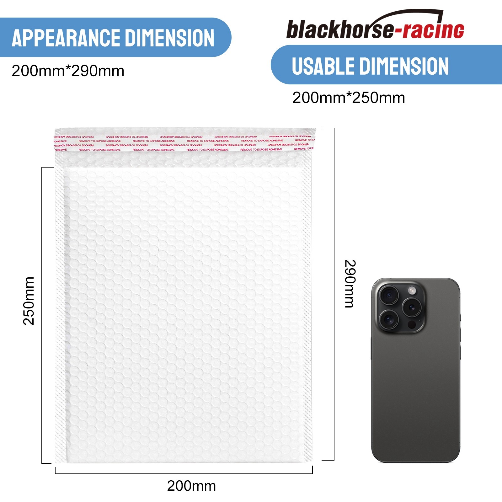 6.5″x9.25″ /9.5″x13.25″ /8.5″ x11.25″ Poly Bubble Padded Bubble Mailer Envelope