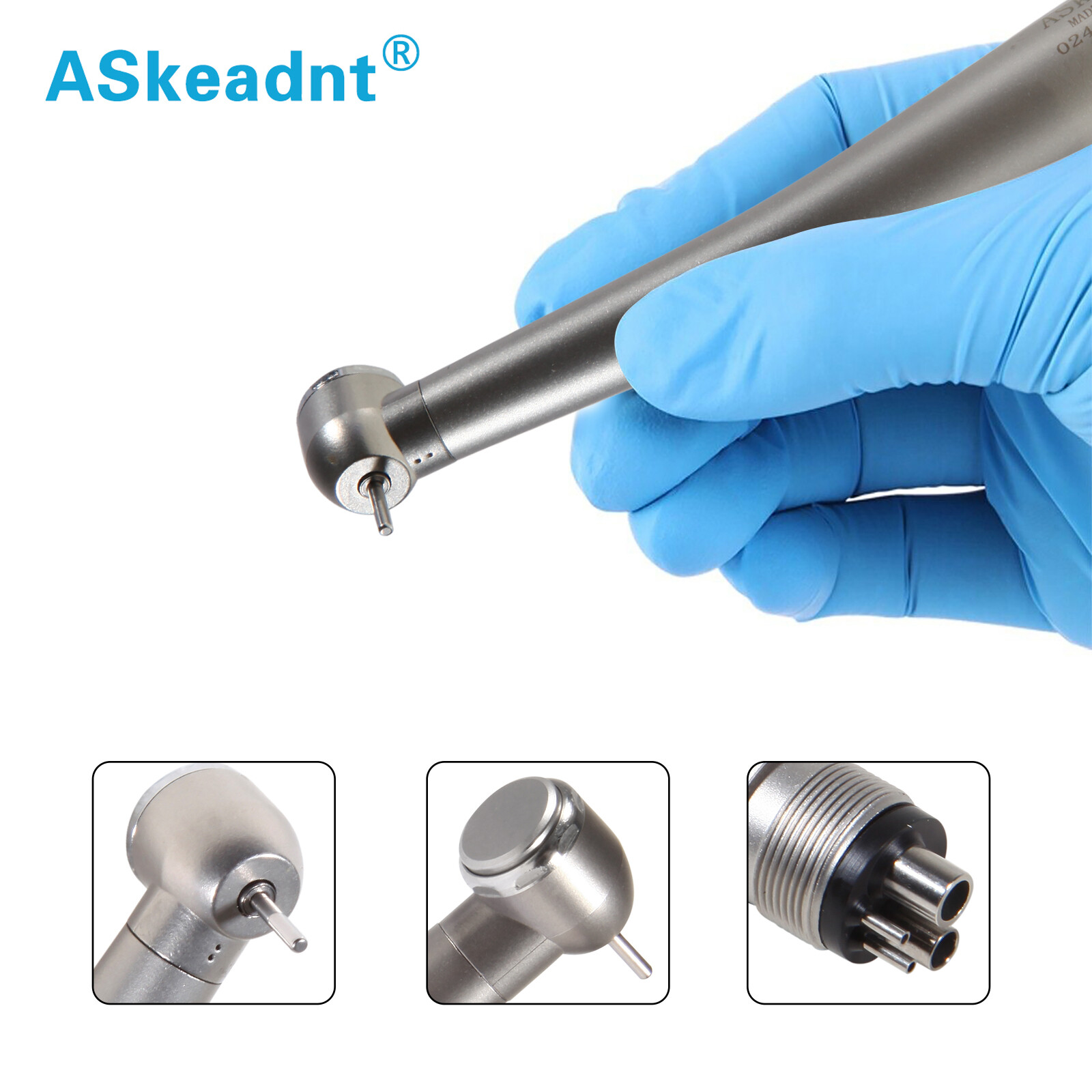 10 PCS ADA4 NSK Style Dental High Speed Handpiece Push Button 4Holes Air Turbine
