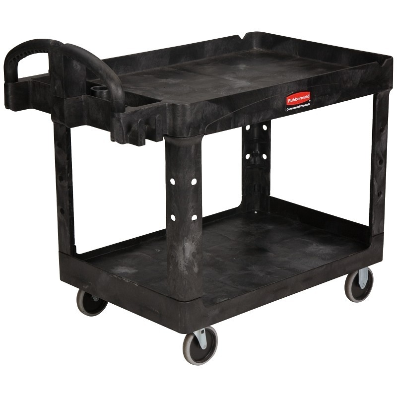 Rubbermaid FG452088BLA Utility Cart, 500 lb, 25.9 in OAW, 33.2 in OAH, 45.2 in O
