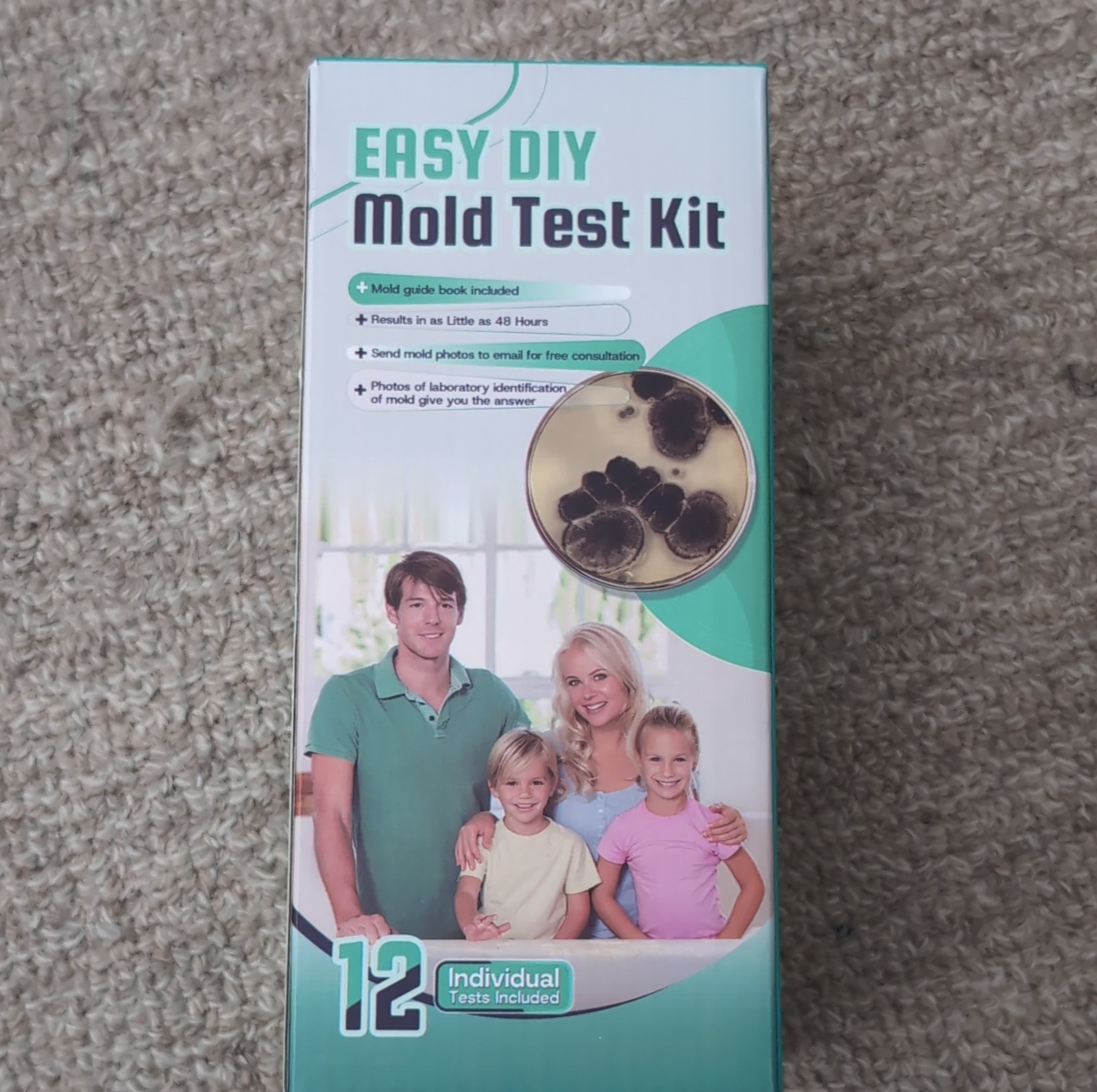 DIY Mold Test Kit 12 Individual Tests Petri Dish Home Air Quality