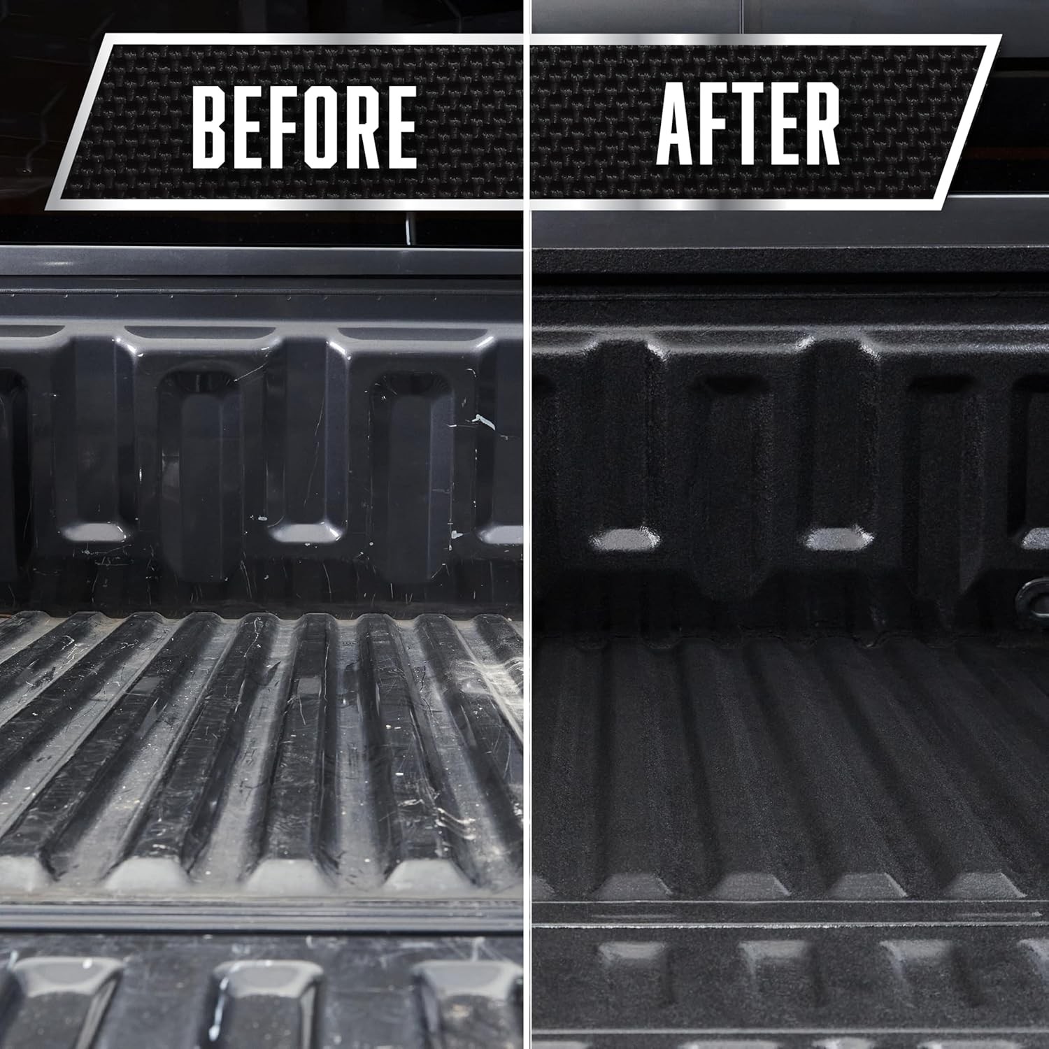 Black Automotive Truck Bed Liner Coating Spray Paint Trailer Floor Protector