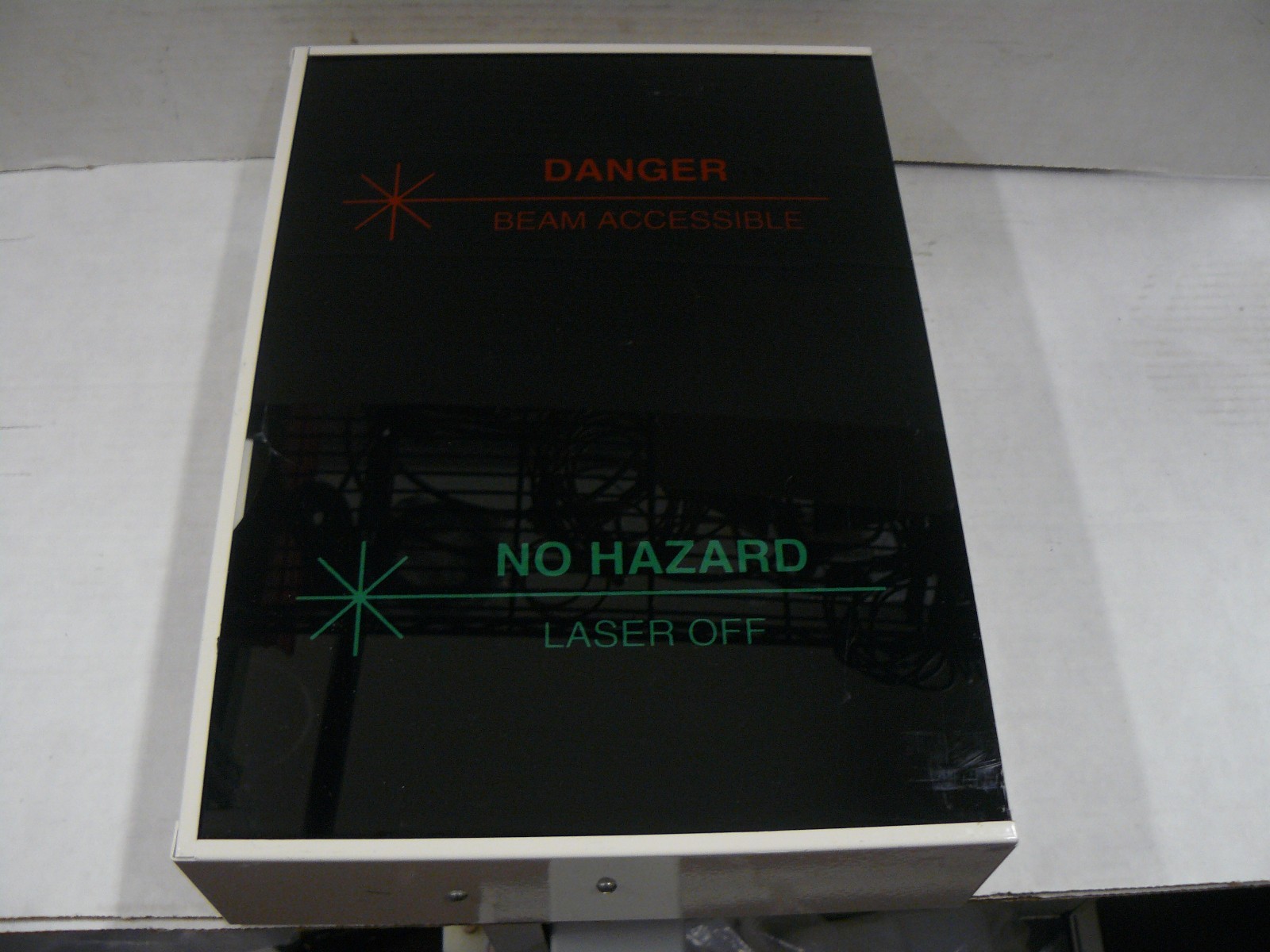 Rockwell Laser Industries LSL-LEL-02R two way illuminated laser warning sign