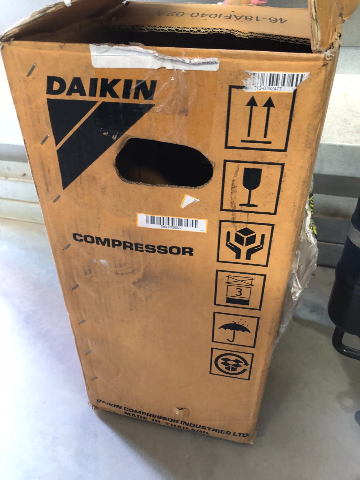 New Daikin A/C Compressor 3 Ph Oil FVC50K 60 Hz R410A Model 2YC90FXD
