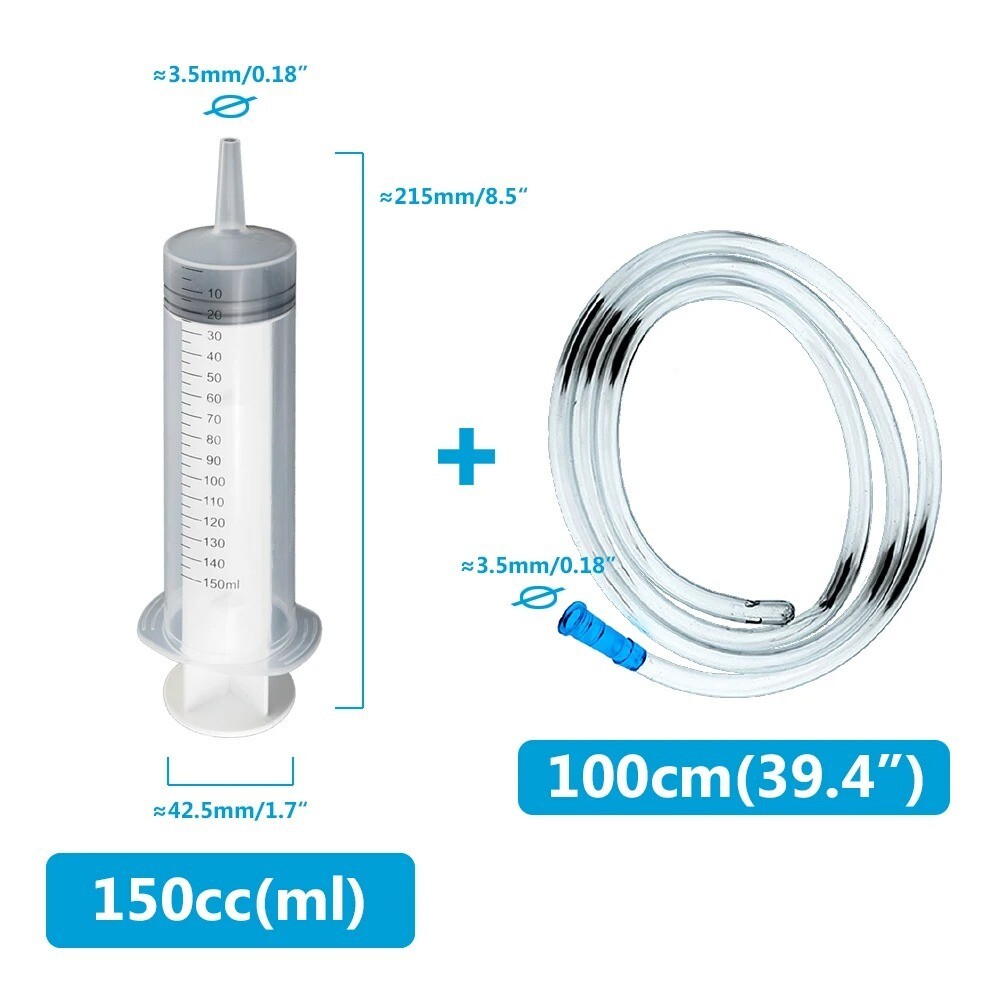 100ml-550ml Syringe Large Capacity With Multifunction 100cm Hose Pump Measuring